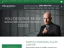 Tablet Screenshot of kalfusnachman.com